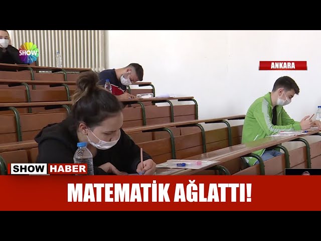 Matematik ağlattı! class=