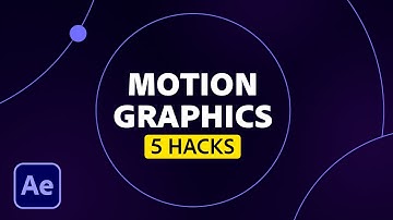 5 Motion Graphics Tips & Tricks in After Effects | Video Graphics Hacks most Pros don