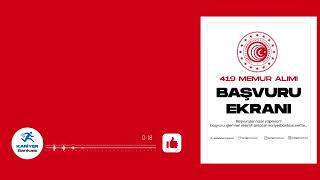 Ticaret Bakanlığı 419 Memur Alımı Başvuru Ekranı Açıldı