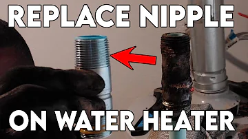 I saved some money replacing a nipple on water heater myself. DIY