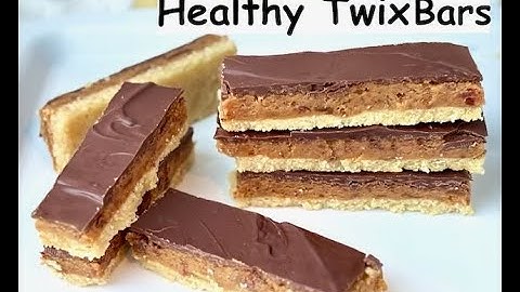 Homemade Twix Bar - Healthy Twix bar recipe