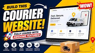 Build a Complete Courier Website with Real-Time Tracking 🚚 (Step-by-Step) screenshot 5