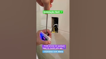 Trocamos nosso INTERRUPTOR CONVENCIONAL por um INTERRUPTOR INTELIGENTE. 🤩🤩🤩