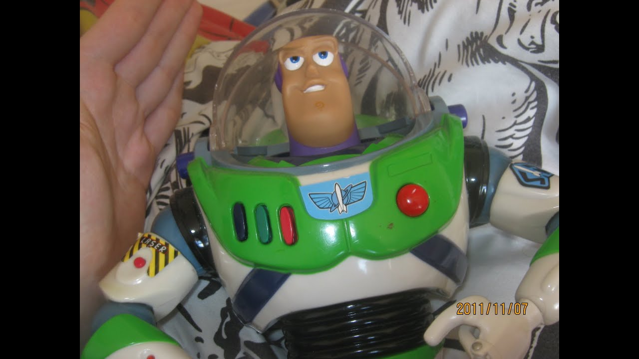 1999 Toy Story 2 Buzz Lightyear Talking Figure Review - YouTube