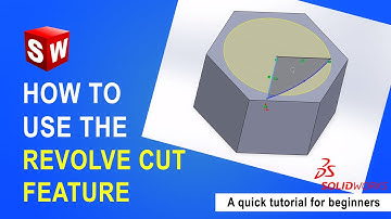 How to Use the Revolve Cut Feature in SolidWorks | Easy Beginner Tutorial