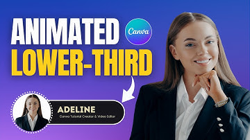 How to Make  Animated Lower Thirds in Canva (FAST& Easy!) #canvatutorial  #LowerThirds
