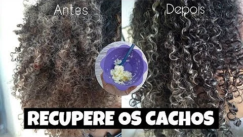O que é bom para tirar o ressecado dos cabelos cacheados?