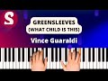 How to play "Greensleeves (What Child Is This)" from Vince Guaraldi [Piano Tutorial]