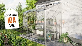 Aufbau Clip Vitavia Gewächshaus Ida 3300 Esg