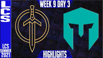 GG vs IMT Highlights | LCS Summer 2021 W9D3 | Golden Guardians vs Immortals