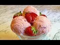 Клубничное Мороженое / Strawberry Ice Cream / Домашнее Мороженое / Мороженое из Клубники