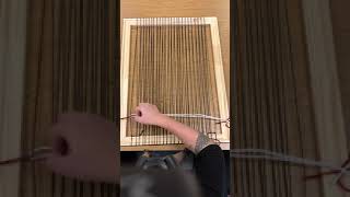 step 2: Twining a frame loom