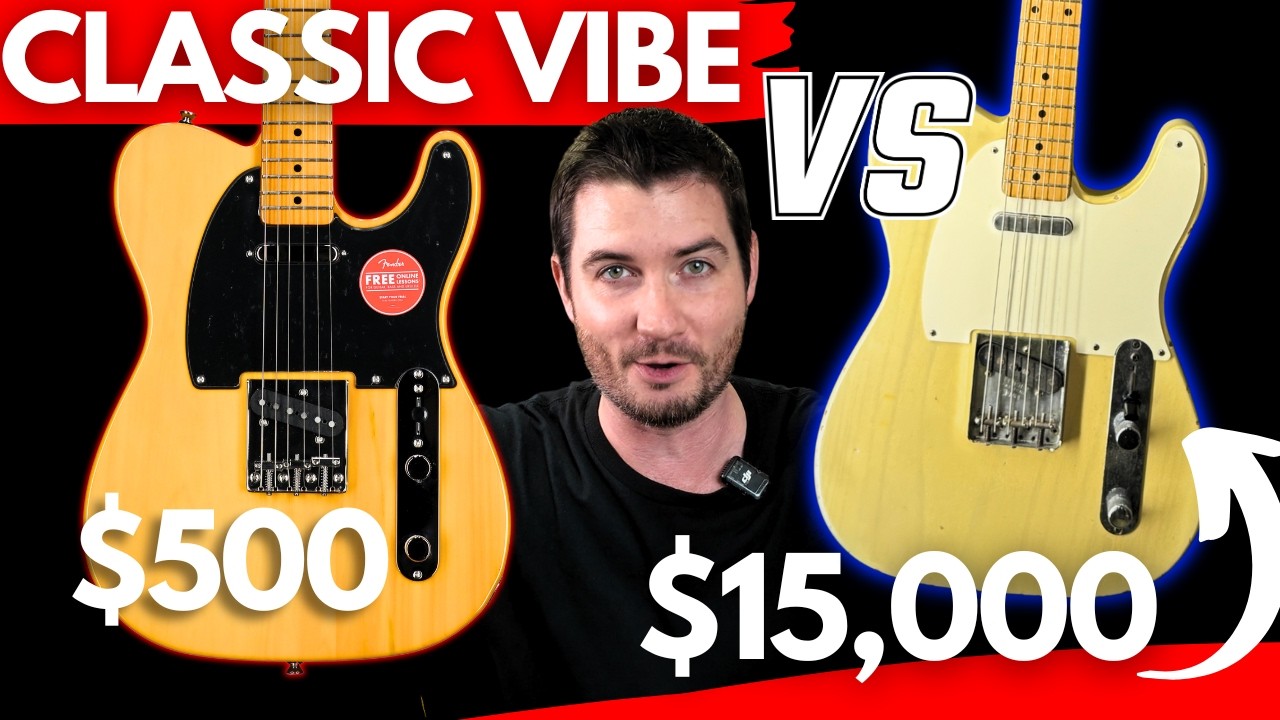Can Classic Vibe Compete with a REAL 1958 Telecaster? - YouTube
