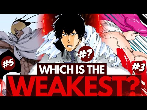 Ranking the WEAKEST