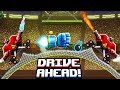 БИТВА ГИГАНТОВ монстр тачки ДРАЙВ АХЕД / Drive Ahead  gameplay игра