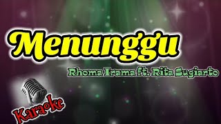 [Karaoke] Menunggu - Rhoma Irama ft Rita Sugiarto | Karaoke Duet Lirik Berjalan (cover+lirik)