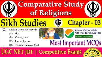 Sikh Religion MCQs | Comparative Study of Religions | UGC NET JRF | Religious Studies | Chapter-03