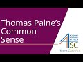 Thomas Paine's Common Sense Quiz