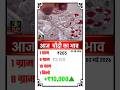 😱 चांदी में 10 हजार का उछाल Today Silver Rate Today Chandi ka bhav #silver #silverprice #gold #ring