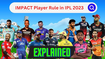 IPL 2023 Tamil - Impact player rule Explained | CSK MI RCB KKR SRH RR PBKS DC LSG GT NEWS | #ipl2023