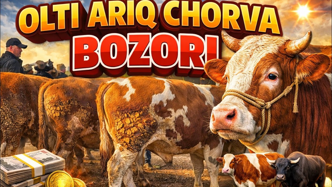 OLTI ARIQ CHORVA BOZORI. HUNAJINLAR VA BUQALAR NARXLARI 27 февраля 2026 г.