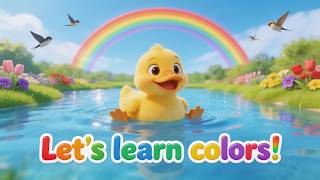 Duckling and the Rainbow 🦆🌈 Fun Kids Song with Tuty | Smile & Dance screenshot 5