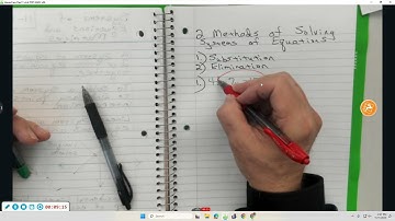 20251117 Systems of Equations and Matrices Part 1