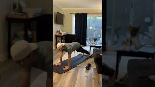 High plank pull through