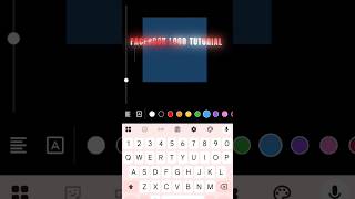 facebook logo tutorial #edit #capcut #butifyoucloseyoureyesedit #chapter #memes