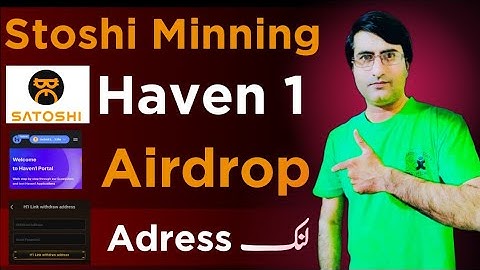 Stoshi Minning App (H1) Haven 1 |  Adress Link Process | How link Adress Stoshi