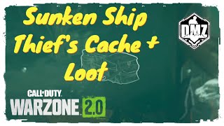 Sunken Ship Thief's Cache Key Location with Loot - DMZ Warzone 2.0