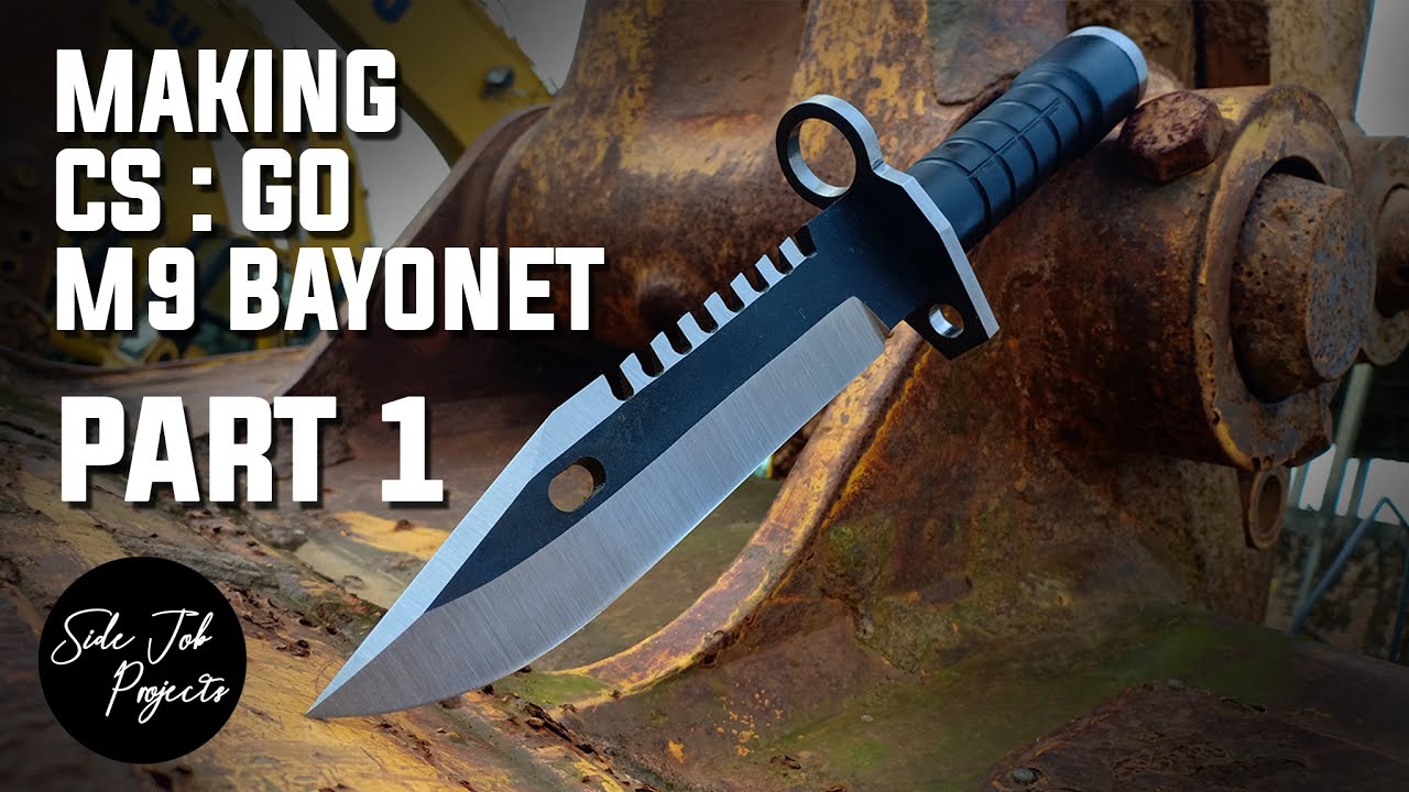 Making CS:GO M9 Bayonet Part 1 / Membuat Pisau CS GO / Facas Do CS:GO