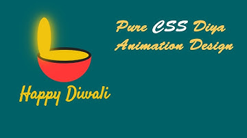 Happy Diwali Pure CSS Diya Design | csPoint web design tutorial