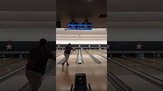 Will Steve’s 10 pin ever fall? ⏱️🎳 #shorts #trending #sports #bowling #pba