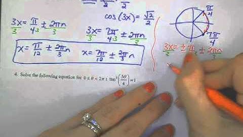 Solving Trig Equations with Multiple Angles