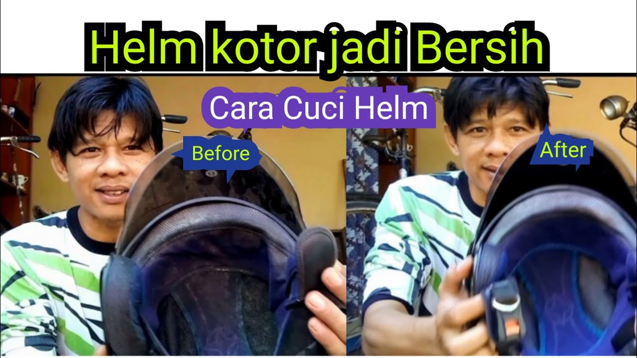 Cara Cuci Helm Honda TRX3 Helm Kotor Jadi Bersih Tutorial Kang Helm