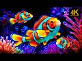 The Best Relaxation Aquarium in 4K with Stunning Tropical Fish and Peaceful Relaxation