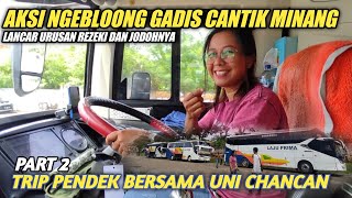 PART 2 - AKSI DRIVER CANTIK MINANG ‼️DIBALIK KEMUDI BUS BESAR LAJU PRIMA