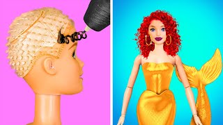 Extreme Mermaid Doll Makeover | Rich vs Poor Girls Testing Toys by La La Life Gold