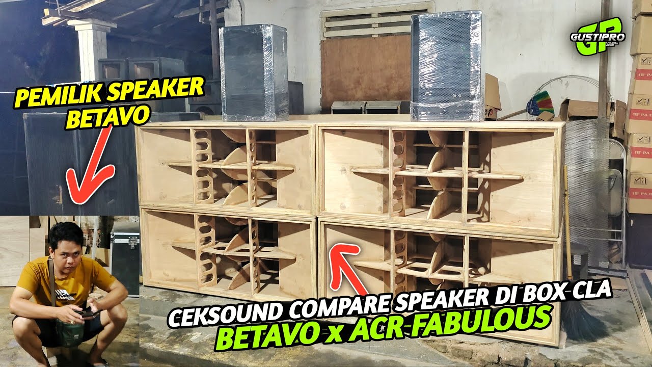 Compare Speaker 18 inch BETAVO x ACR fabulous di Box CLA by TSC Box