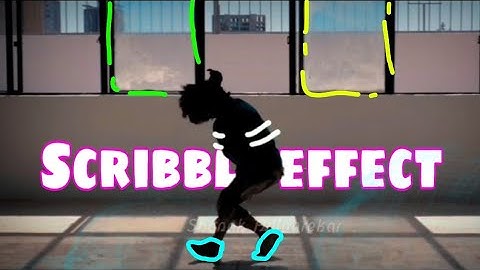 Scribble effect on video using kineMaster |