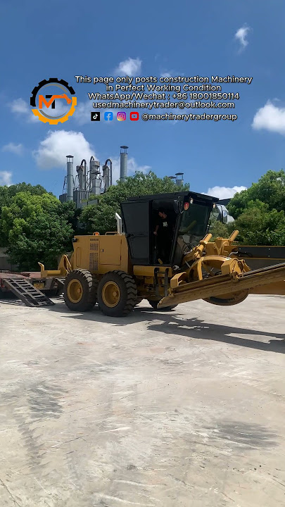 Welcoming the New Caterpillar 140H Motor Grader #caterpillar #motorgrader #constructionequipment
