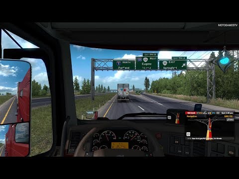 American Truck Simulator - Driving Through Oregon to Portland [4K 60FPS]