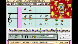 Spongebob Squarepants - The Very First Christmas On Mario Paint Composer - Happy Holidays