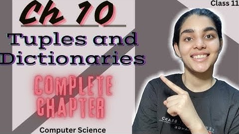 Ch 10 Class 11 Computer Science (Full Chapter)