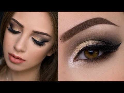 makeup look black dress