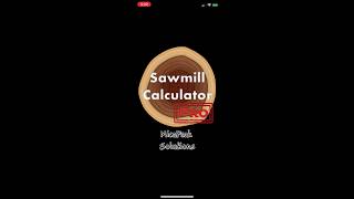 Sawmill Calculator Pro Tutorial screenshot 3