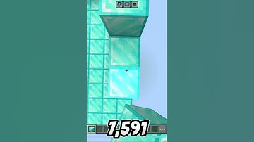 Day 85 of adding one diamond block per subscriber in Minecraft we’re at 7591 subs #minecraft