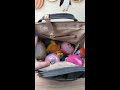 Видео-отзыв на сумку-рюкзак для мам Mommy's, серый цвет
