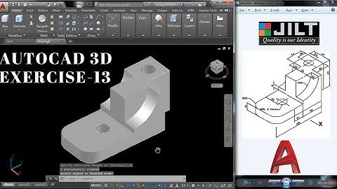 AutoCAD 3D Basic training | Exercise - 13